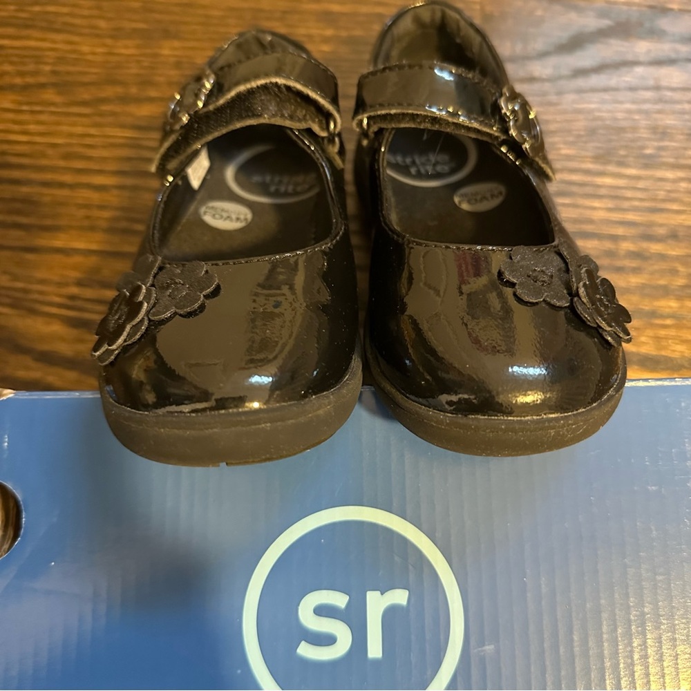 Stride Rite Holly Mary Jane black leather Shoes- Toddler size 11.5 - Picture 5 of 5